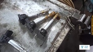 Bentley Continental GT W12 6.0L устранение течи масла, демонтаж ДВС