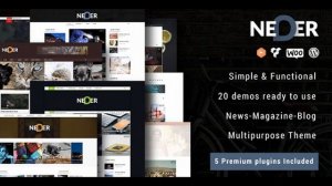 Neder - WordPress News Magazine and Blog Theme | Themeforest Website Templates and Themes