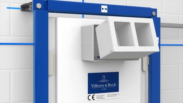 Монтаж инсталляции Villeroy & Boch ViConnect WC для унитаза смотреть онлайн