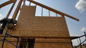 Стены МАНСАРДНОГО этажа. ч.2 каркасный дом с мансардой