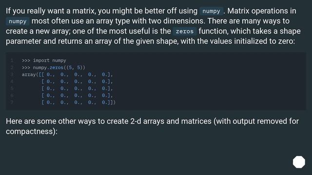 How to define a two-dimensional array?