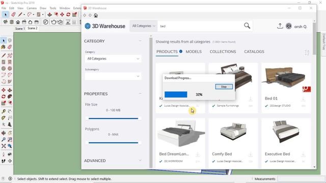 Modern Room Interior Design With V-Ray Render In Google Sketch-up In Hindi смотреть онлайн