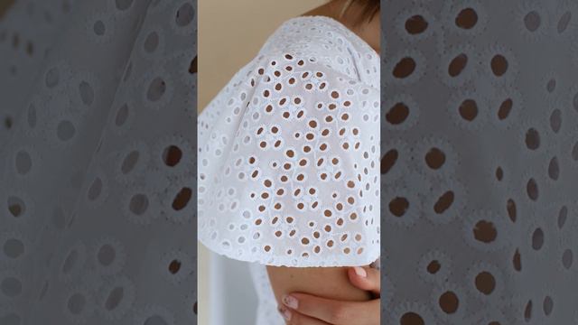 Платье белое из хлопкового кружева_ MoZaika смотреть онлайн