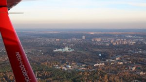 Полёт к Новоиерусалимскому монастырю и Истринскому водохранилищу