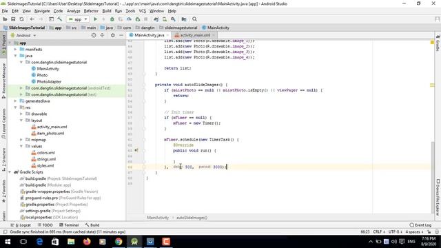 Auto Image Slider with ViewPager and Indicator - [Android Tutorial - #07] смотреть онлайн