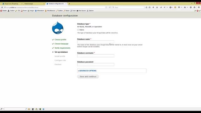 Drupal 7. Установка и базовая настройка смотреть онлайн