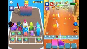 NUMBER CUBE WAR MERGE IDLE VS NUMBER CUBE MERGE RUN FIGHT - Merge Battles GamePlay - iOS, Android