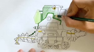 ТанкоЗила - Как Нарисовать Танк HomeAnimations