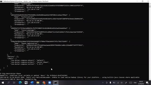HBase on Docker смотреть онлайн
