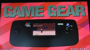 Gamegear emulator in game view