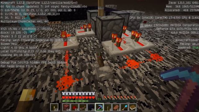 СЛОМАЛИ БЕДРОК И ПОСТРОИЛИ ЛУЧШУЮ ФЕРМУ ЗОЛОТА В АДУ! | МАЙНКРАФТ ВЫЖИВАНИЕ #54