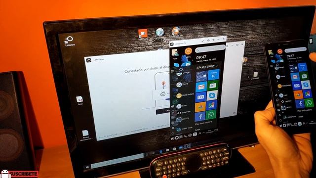 Poner en Modo Espejo Android y PC Windows en 2 minutos смотреть онлайн