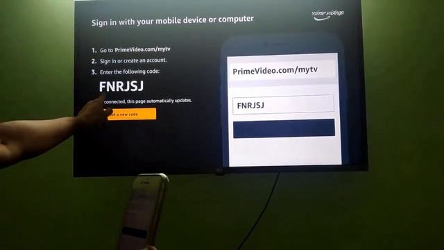How to connect Amazon Prime Video Account from Smart TV | Where to Enter Your Code