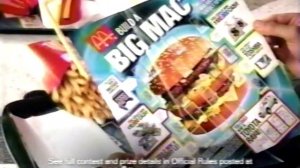 McDonalds Build a Big Mac Commercial 2002 win a Nintendo GameCube