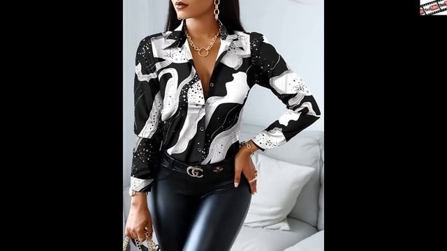 #Блузка #женская #с #длинным #рукавом, #на #пуговицах, #в #стиле #пэчворк смотреть онлайн