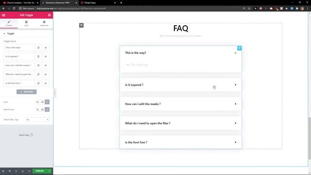 How To Add FAQ In Elementor смотреть онлайн