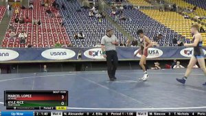 Junior 126 Kyle Rice Team Idaho Vs Marcel Lopez DC Elite
