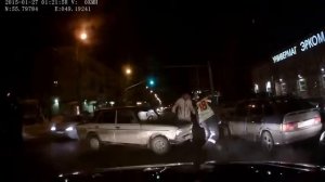 Дорожные разборки!Драки на дорогах!  4