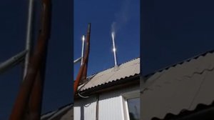 Котел длительного горения  60киловатт. Установка и испытание котла 18.07.2020г