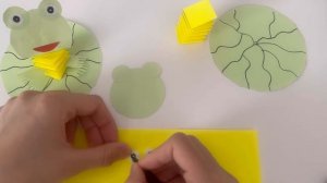 ЛЯГУШКА ? пружинка из бумаги. Поделки для детей. Поделка из бумаги