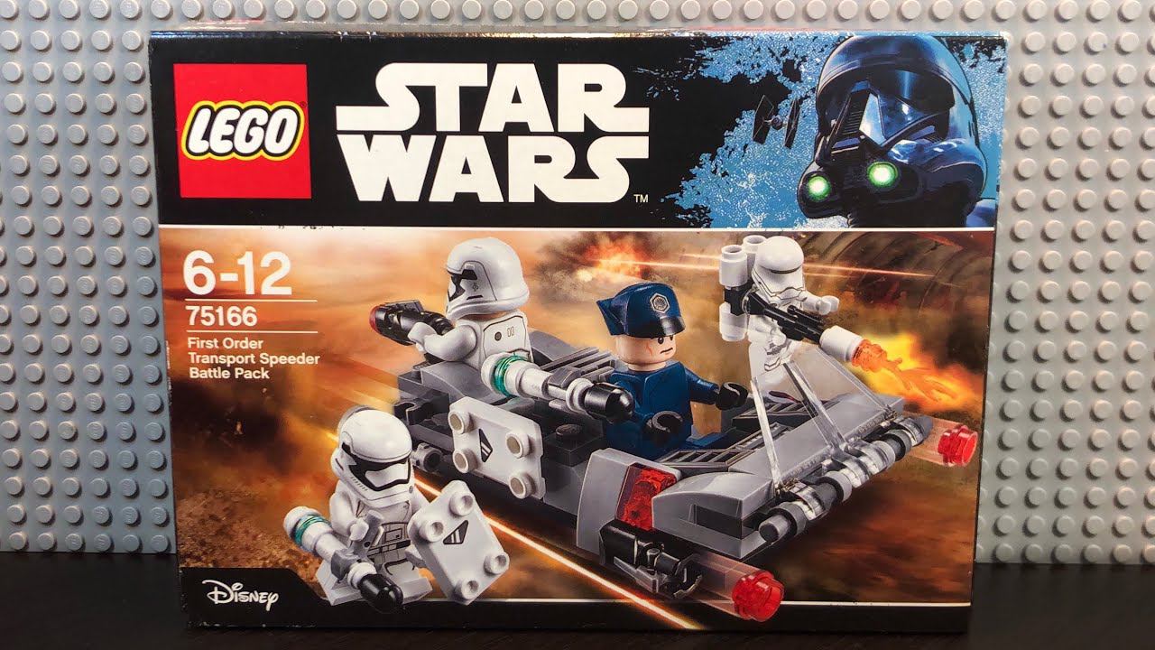 ОБЗОР НА LEGO STAR WARS 75166 Спидер Первого ордена смотреть онлайн