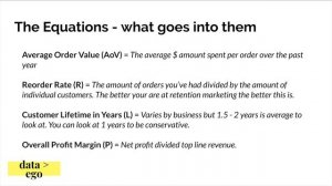 Understanding your Customer Lifetime Value (LTV) for your eCommerce Brand (2020) | Data Over Ego