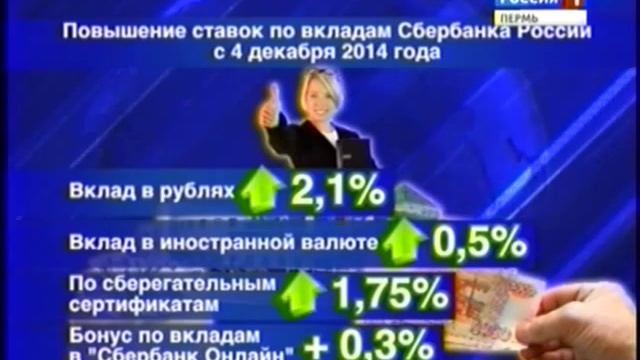 «Сбербанк» увеличивает проценты по вкладам смотреть онлайн