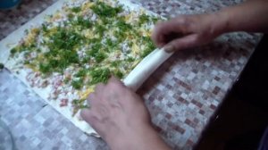 РУЛЕТИКИ ИЗ ЛАВАША С КРАБОВЫМИ ПАЛОЧКАМИ вместе с Ольгой