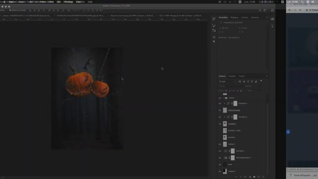 photoshop tutorial • halloween poster смотреть онлайн