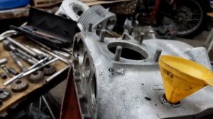 М72 ,устранение течи масла в месте крепления двигателя