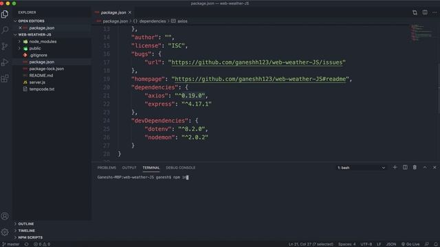 06 - Expand Your Project with External Packages - Managing Packages with npm - freeCodeCamp Tutoria смотреть онлайн