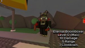 Eternal Boomboxer Review (Brick Defense) Roblox