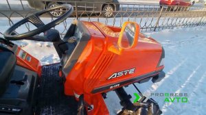 Kubota Aste A175 японский полноприводный минитрактор обзорное видео дизельный трактор видеообзор