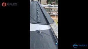 Гидроизоляция плоской кровли загородного дома / EPDM мембрана LineFlex