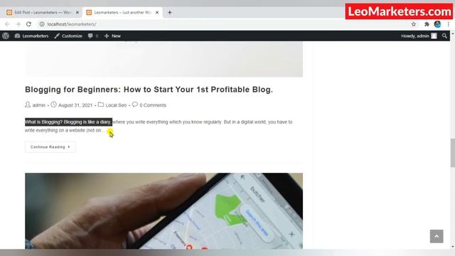 WordPress Excerpt Tutorial Hindi | How To Add Excerpt In WordPress Post In Hindi