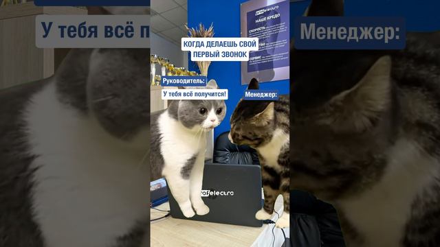 Когда делаешь свой первый звонок