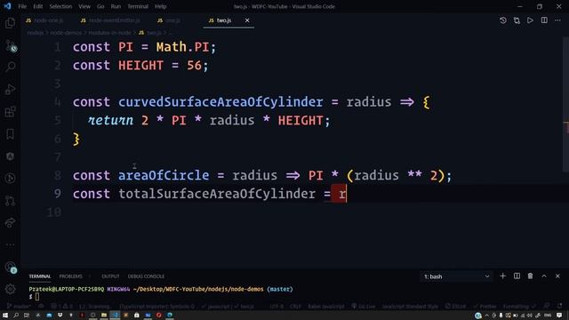 Web Developer Full Course - Modules in Node.js | Understanding require function & exports object
