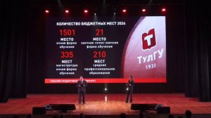 Поступление в вуз 2024: сколько бюджетных мест в #ТулГУ?