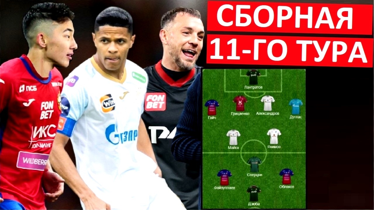 Сборная 11-го тура РПЛ!