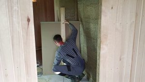 Обшиваю душевую гипсокартоном