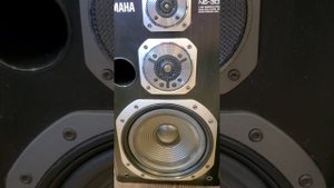 YAMAHA  NS-30X. Видео,  демонстрация работоспособности.