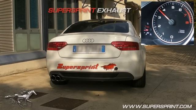 Audi A5 2.0 TFSI Sound With Supersprint Catback Exhaust