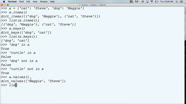 103 Find Keys and Values in a Python Dictionary   YouTube
