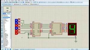 ПОДРОБНОЕ ОПИСАНИЕ К155ИЕ6 , аналог SN74192N  ВИЗУАЛЬНАЯ РАБОТА МИКРОСХЕМЫ