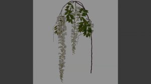 Artificial Wisteria Branch Set (Set of 6)