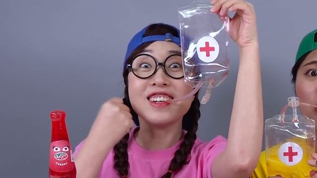 Красная еда Желе Мукбанг DONA ДОНА Русский смотреть онлайн