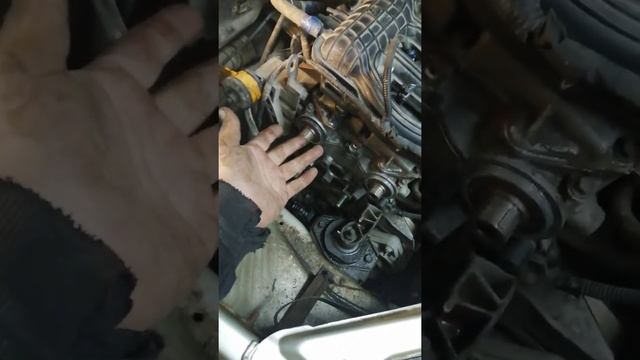 замена помпы ваз 2112
