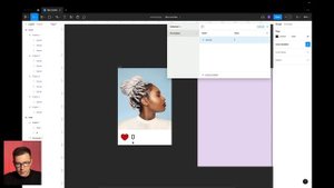 Как создать счетчик лайков в Figma с помощью переменных Local Variables | Уроки Figma для начинающи