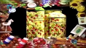 Декупаж бидонов. Работаем с металлической поверхностью, используя приемы декопатч с 3-D эффектом