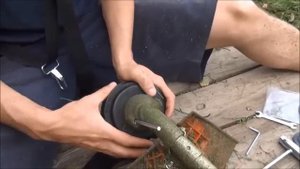 БЕНЗОКОСА "Oleo-Mac SPARTA 25"в работе
